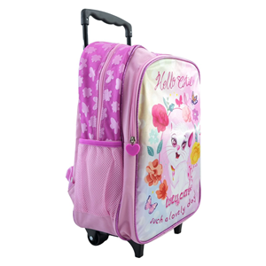 ست 12 در 1 کوله پشتی چرخدار 40 سانتی Lulu Caty مدل Rainbow Max - Backpack - Trolly Bag - Promotion Items 12 in 1 - Lulu Caty _کیف مدرسه